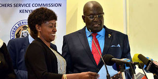 Nancy Macharia, TSC, George Magoha