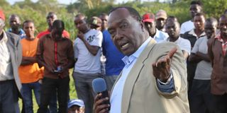 Rongai MP Raymond Moi