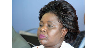 Former Bomet Governor Joyce Laboso.