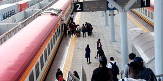 passengers Madaraka Express train sgr