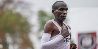 Eliud Kipchoge during Ineos 1:59 Challenge 