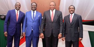 Uhuru, Raila, Ruto