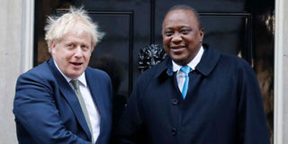 Boris Johnson, Uhuru Kenyatta