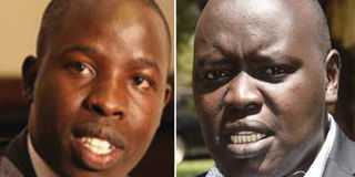 Stephen Sang and Samson Cherargei