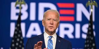 US presidential candidate Joe Biden