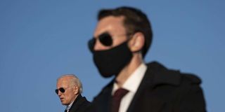 Secret Service agent with joe biden