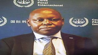 Kenyan lawyer Paul Gicheru at ICC