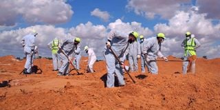 Mass graves in Tarhuna, Libya