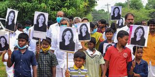 Kamala Harris celebrations in India