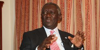Former Ghanaian President John Kufuor