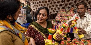 Diwali preparations in India