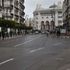 An empty street in Algiers