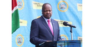 Health Cabinet Secretary Mutahi Kagwe