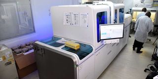 Covid-19 testing machine