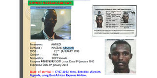 Ahmed Hassan Abukar, one of the Westgate terrorists.