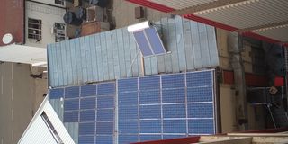 Solar energy at Cafe Deli Nairobi