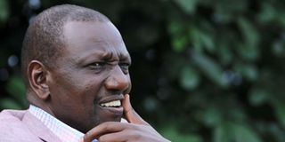 Deputy president William Samoei Ruto