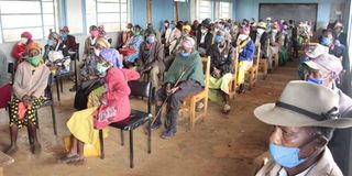 Inua Jamii beneficiaries in Meru