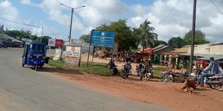 Kombani junction, Kwale