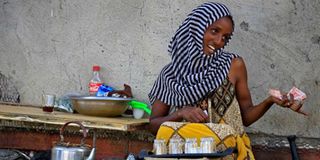 Ethiopian refugee at Village 8 Sudan
