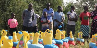 Covid-19 food donations in Homa Bay