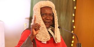 Chief Justice David Maraga