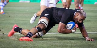  New Zealand's Patrick Tuipulotu.