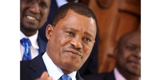 National Assembly Speaker Justin Muturi