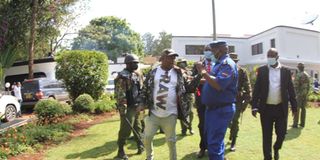 Governor Sonko during Riverside chaos