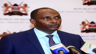 National Treasury CS Ukur Yatani 