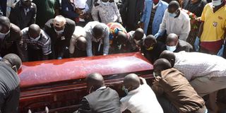 Matungu MP Justus Murunga's burial