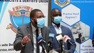 KMPDU's acting Secretary-General Chibanzi Mwachonda