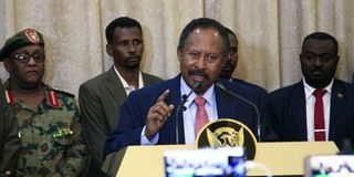 Sudanese Prime Minister Abdalla Hamdok