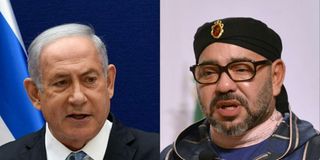 Netanyahu and King Mohammed VI