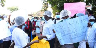 Nakuru health workers strike