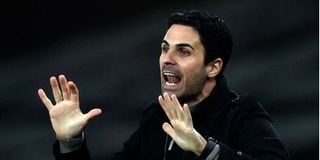 Arsenal's Spanish manager Mikel Arteta.