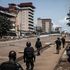 Guinea police patrol in Conakry