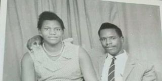 Nyagarama with his wife Sigara