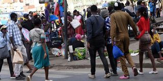 People walking Nairobi