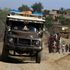 Ethiopian refugees who fled the fighting in the Tigray region head to a reception center in Hamdayit, Sudan, in November 2020.
