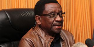 Siaya Senator James Orengo.