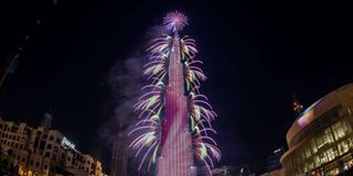 Burj Khalifah fireworks