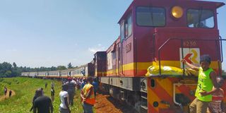 Nanyuki railway stalls in Nyeri