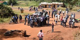 Chaos at Gideon Moi Nandi visit