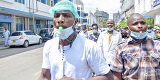 Mombasa County health workers