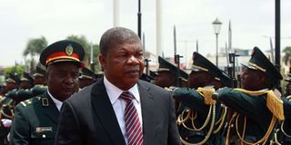 Angola's President Joao Lourenco