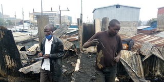 Mukuru-Jamaica slum fire