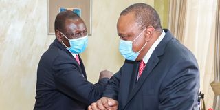 President Uhuru Kenyatta and Deputy President William Ruto.