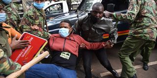 Uganda House protests 