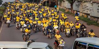 Museveni supporters